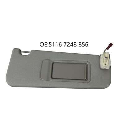 Linke Sonnenblende Sonnenblende mit Spiegel für BMW F10 F18 2011-2016 Grau 5116 7248 856